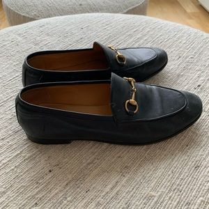 Gucci Jordaan Leather Loafer Size 8